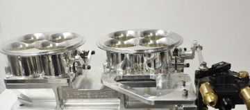 Assassinator  Dual 2300 unblown  cfm Throttle Body 4500  Billet, Polished   lines, nozzles, K Valve